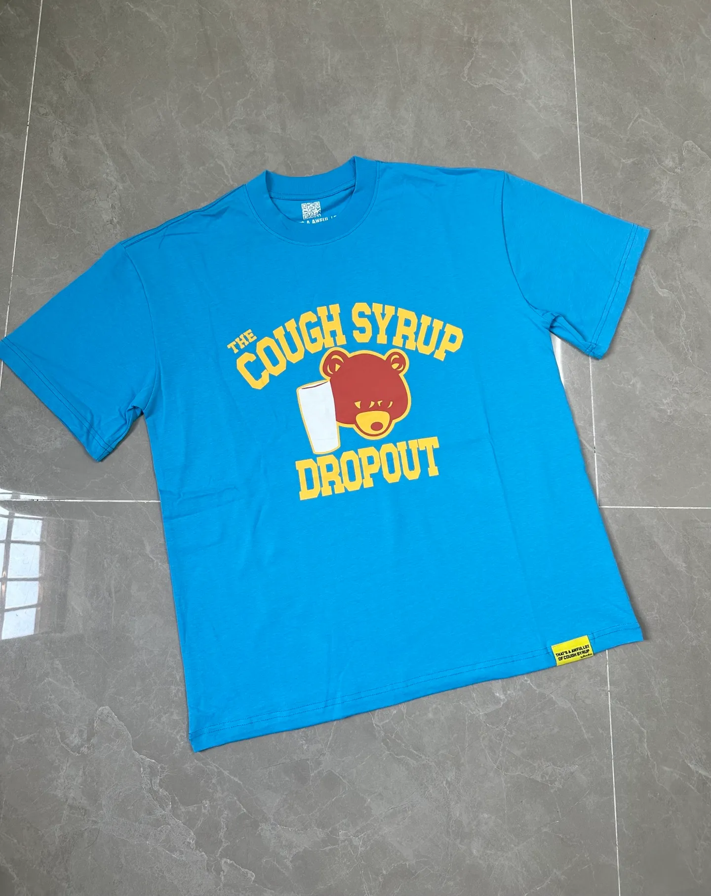 2230#Black/ THAT'S A AWFUL LOT OF COUGH SYRUP In Stock T （fabric):32 240 Sizes（size）：S-M- L- X L （colour）：Black/